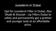 Juvederm in Dubai