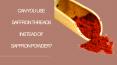 Can you Use Saffron Threads Instead of Saffron Powder PowerPoint PPT Presentation