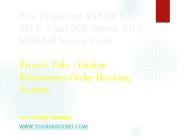 asp.net mvc real time projects with source code