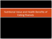 Peanuts - The Healthiest Foods