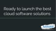Ready to launch the best cloud software solutions
