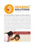 How Early And Effective Treatment Can Make A Difference - Hearing Solutions India PowerPoint PPT Presentation