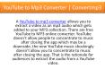 YouTube Videos to mp3 | Convertmp3 PowerPoint PPT Presentation