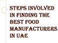 How can you Pick the Right Food Manufacturers in UAE? PowerPoint PPT Presentation