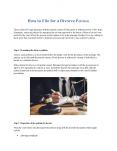 How to File for a Divorce Petition PowerPoint PPT Presentation