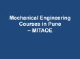 Mechanical Engineering Courses in Pune PowerPoint PPT Presentation