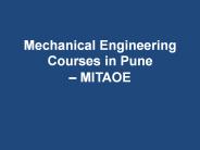 Mechanical Engineering Courses in Pune