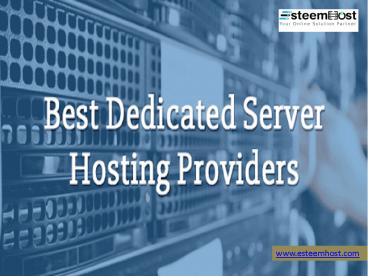 dedicated server hosting in india presentation | free to download