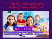 HRM 300T Best educational training / newtonhelp.com