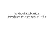 Mobile Application development Company in Mumbai