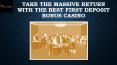 Take the Massive Return with the Best First Deposit Bonus Casino PowerPoint PPT Presentation