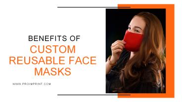 Benefits of reusable facemasks