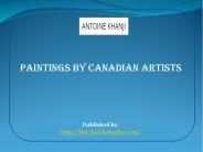 Paintings by Canadian artists