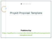 Project Proposal Template