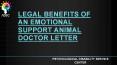 emotional support dog (1) PowerPoint PPT Presentation