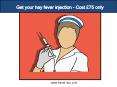 Get your hay fever injection - Cost £75 only PowerPoint PPT Presentation