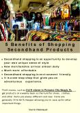 5 Benefits of Shopping Secondhand Products