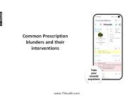 Common Prescription blunders and their interventions