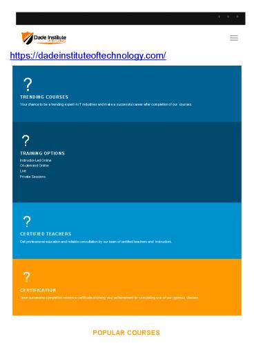 dade institute cisco ccna cerification