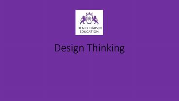 Design Thinking Course