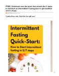 FREE Download now the book that reveals the 5 steps to kickstart an Intermittent Fasting plan to get PowerPoint PPT Presentation