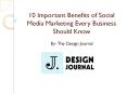 Important Benefits of Social Media Marketing Every Business Should Know PowerPoint PPT Presentation