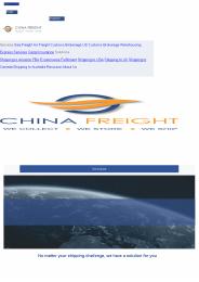 Sea freight from China to USA