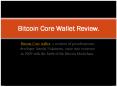 Bitcoin Core Wallet Review PowerPoint PPT Presentation