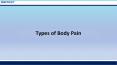Types of Body Pain PowerPoint PPT Presentation