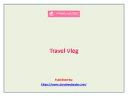 Travel Vlog