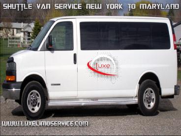 Shuttle Van Service New York to Maryland