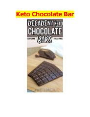 Keto Chocolate Bar