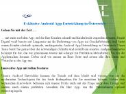 Exklusive Android App Entwicklung in Österreich