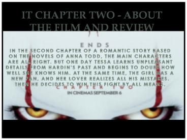 It Chapter Two - About the film and Review