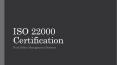 ISO 22000 Certification - Food Safety Management Systems PowerPoint PPT Presentation