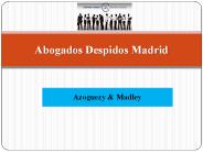 Abogados Despidos Madrid - Azoguezy & Madley