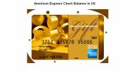 American Express Check Balance in US