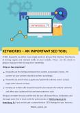 KEYWORDS – AN IMPORTANT SEO TOOL PowerPoint PPT Presentation