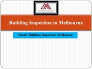 Building Inspection Melbourne | Master Building Inspectors Melbourne