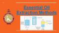 Natural Essential Oil Extraction Methods PowerPoint PPT Presentation