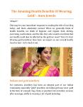 The Amazing Health Benefits Of Wearing Gold! - Aura Jewels PowerPoint PPT Presentation