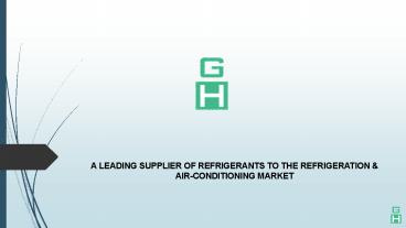 Refrigerant gas manufacturers in India