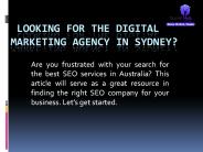 Looking For the Best SEO services in Australia