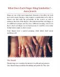 What Does Each Finger Ring Symbolize - Aura Jewels PowerPoint PPT Presentation