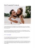 Hair Transplant Treatment PowerPoint PPT Presentation