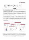 How to Effectively Manage Your Online Stores PowerPoint PPT Presentation