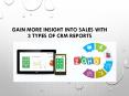 Gain More Insight Into Sales With 3 Types of CRM Reports PowerPoint PPT Presentation