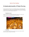 5 Unbelievable benefits of Timber Flooring PowerPoint PPT Presentation