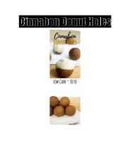Cinnabon Donut Holes