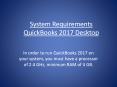 QuickBooks Pro 2017 System Requirements PowerPoint PPT Presentation